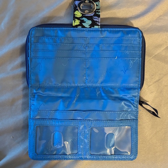Vera Bradley Indigo Pop Wallet - Picture 4 of 5
